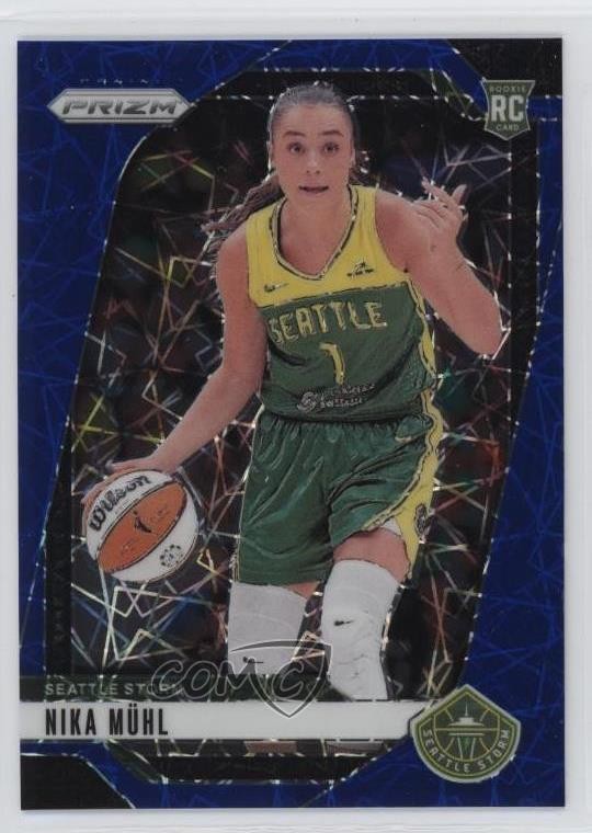 2024 Panini Prizm WNBA Blue Velocity Prizm Nika Muhl #75 0bg1