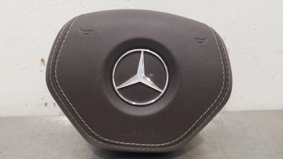 13 MERCEDES BENZ SL550 R231 DRIVER LEFT STEERING WHEEL SRS BROWN 2318601902 Foto 2 de 4