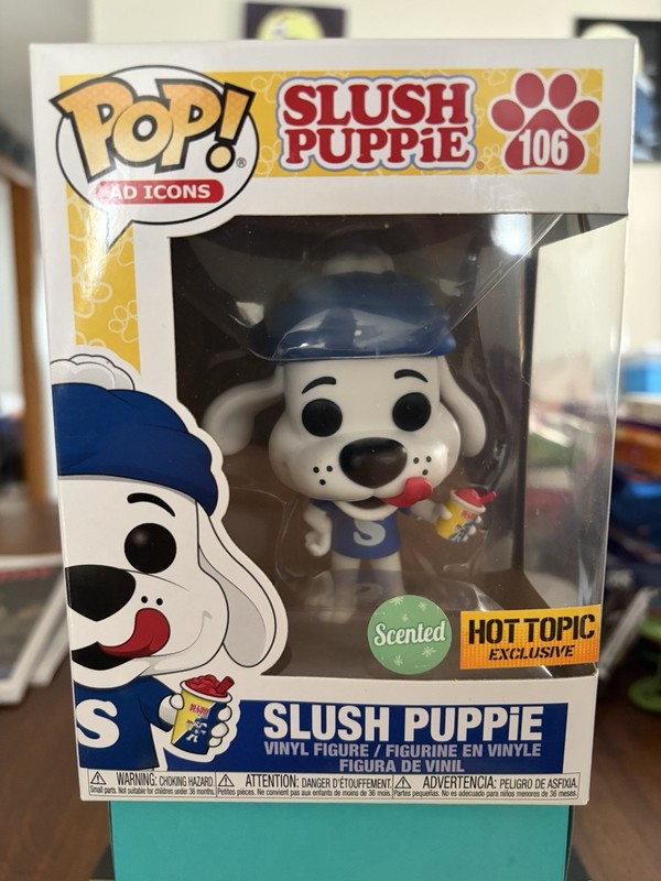 Funko Pop! Ad Icons Slush Puppie (Scented) Hot Topic Exc #106 MIB Vaulted