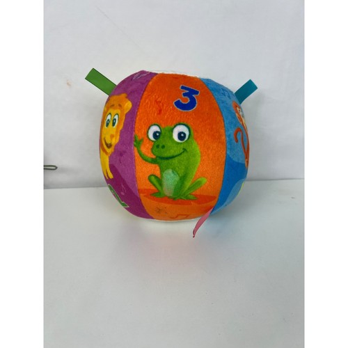 Ribbit 30+ Sounds & Songs Plush Activity Ball Multicolor Sensory Toy for Kids