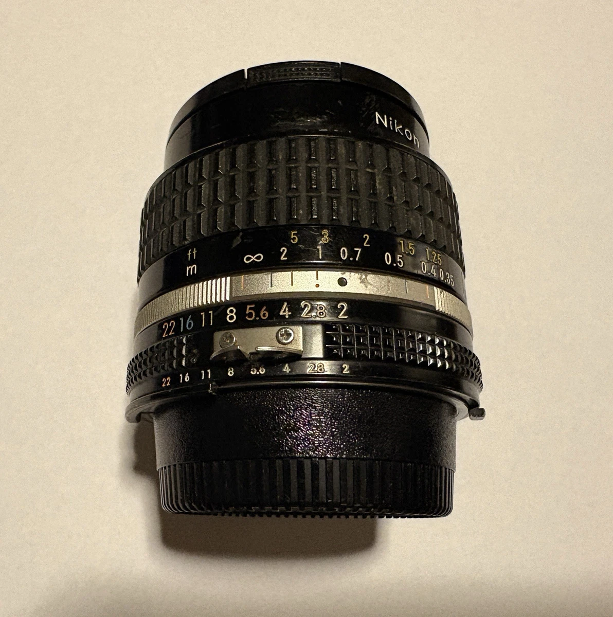 美品 Nikon New FM2 ブラック + Ai-S 24mm F2.8 Nikon FM2 ブラック 最終後期型 CE刻印 フィルムカメラ ニコン (54866