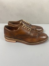 To Boot New York Mens Sz 10.5 Brown Leather Wingtip Designer Made In Italy