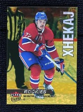 2022-23 Upper Deck Fleer Ultra Rookies Gold Patterned Foil Arber Xhekaj #232 ig1