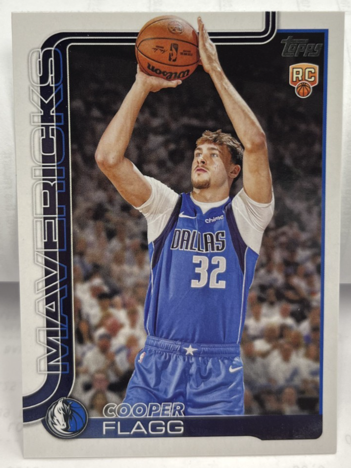 Cooper Flagg 2025-26 Topps RC Rookie Card #201 - Dallas Mavericks