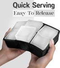 Large Silicone Ice Cube Tray (2-Pack), Easy Release 2" Big Ice Cubes, Stackable — photo 3