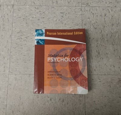 Pearson International Edition Statistics For Psychology Fifth Edition