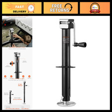 5000 Lbs A-frame Trailer Jack 15 Vertical Travel Adjustable Drop Leg For Trai
