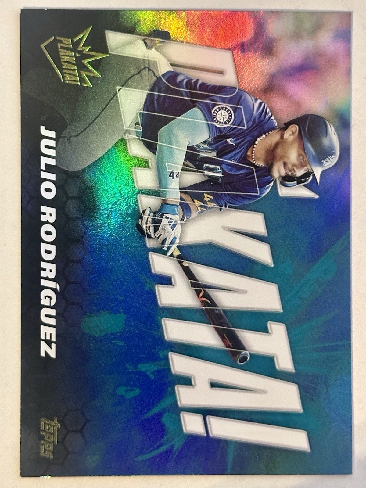 2025 Topps Series 1 Plakata JULIO RODRIGUEZ PLAK-9 SSP MARINERS