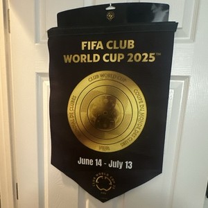 FIFA Club World Cup 2025 Soccer Pennant Banner June 14-July 13