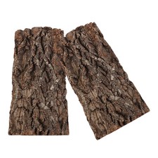 2 Pcs Bark Background Boards Reptile Enclosure Tree Bark Tank Decor