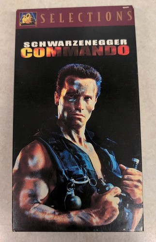 Commando 1985 (VHS 1997) Arnold Schwarzenegger Alyssa Milano **Buy 2 Get 1 Free*