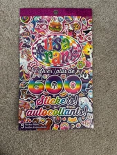 Lisa Frank Sticker Book 5 Sticker Sheets 600 Stickers Lisa Frank Stickers