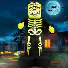 7ft Frankenstein Halloween Inflatable Outdoor Decoration with LED Glow
