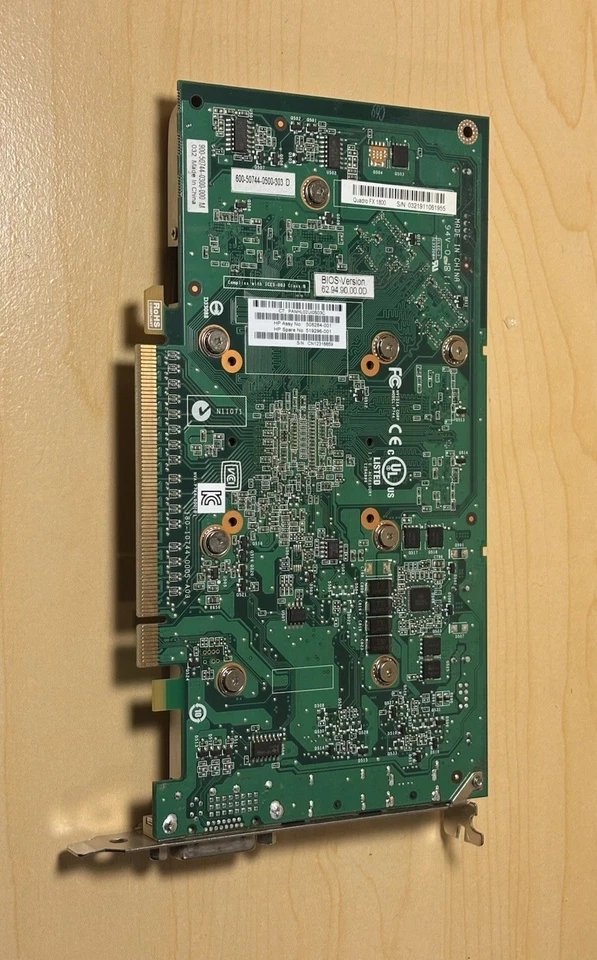 PNY NVIDIA Quadro FX1800 768MB GDDR3 Dual DP DVI-I Graphic Card VCQFX1800-PCIE-T - Image 2 of 3
