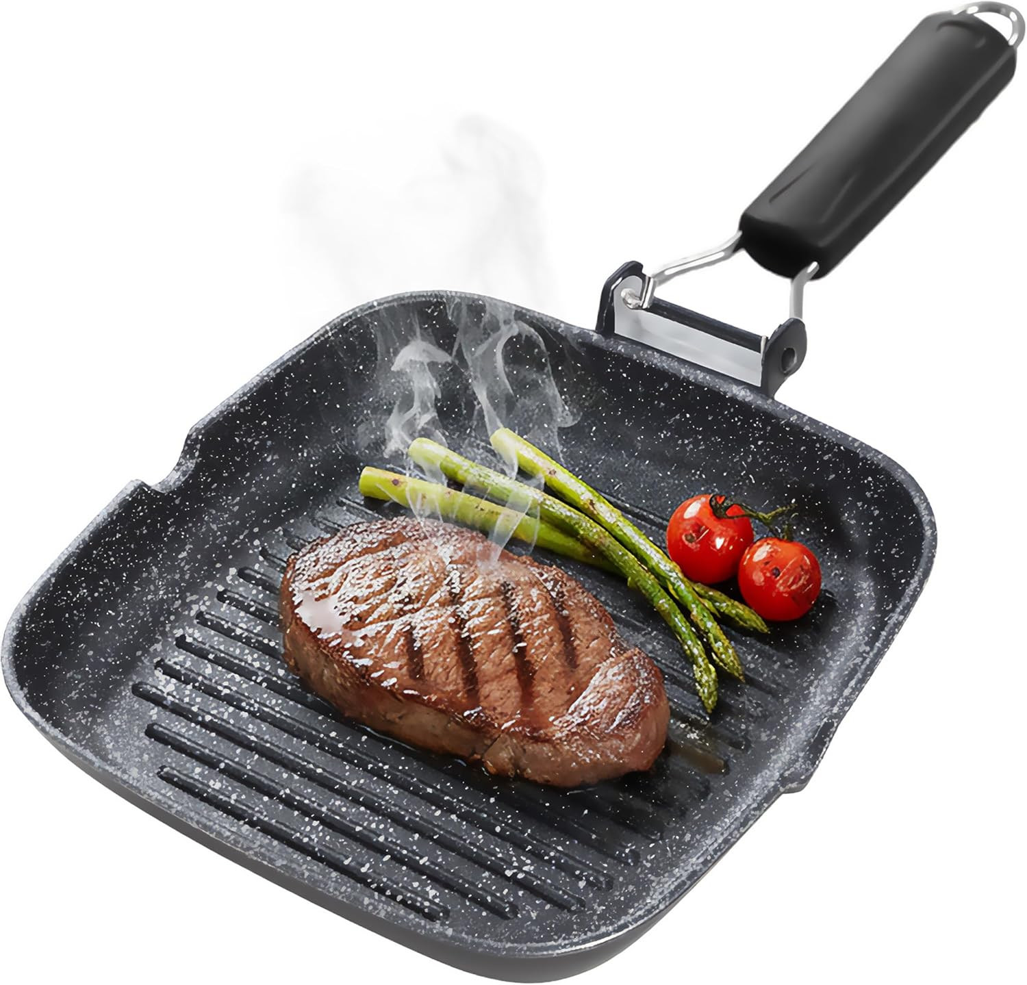 Bistecchiera Titanio Induzione Senza PFOA: Griglia Sana e Naturale