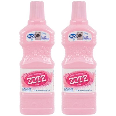 Pink Zote Liquid Laundry Soap, 33.81 fl oz (1L) (Pack of 2)