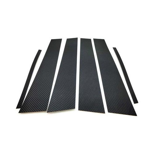Door Window Pillar Covers For Infiniti G35/G37 2002-2013 – Carbon Fiber Trim Strips (6pcs Set)