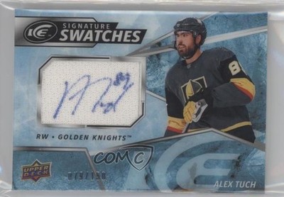 2019 Ice Signature Swatches 2021-22 Upper Deck Update 79/150 Alex Tuch Auto 0uz9