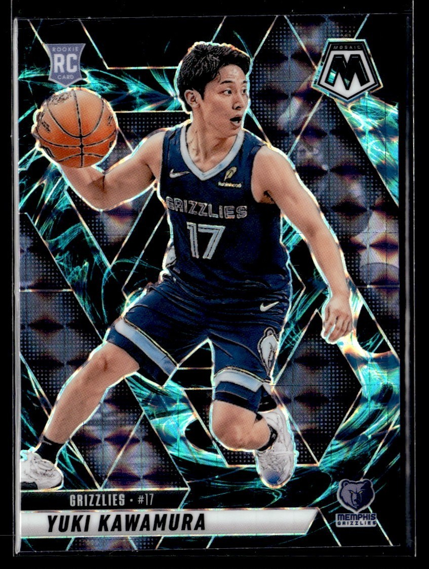 2024-25 Panini Mosaic Genesis Rookie Yuki Kawamura Memphis Grizzlies #209