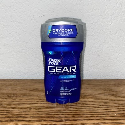 Brand New Speed Stick Gear Advanced Performance Cool Motion Deodorant, 2.7 OZ