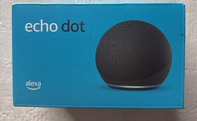 Echo Dot (4th Gen) | Smart speaker with Alexa | Charcoal, Sealed Brand New