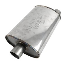 Stainless Works Turbo Chambered Muffler Tm5c25o25c Stainless Works Turbo Chambered Muffler Tm5c25o25c