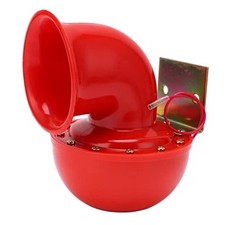 Car Horn 150db Red Air Horn Electric Horn Cow Sound Metal Horn for Truck