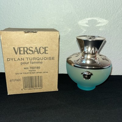 Versace Dylan Turquoise Women 3.4 oz 100ml Eau De Toilette Spray  With Box