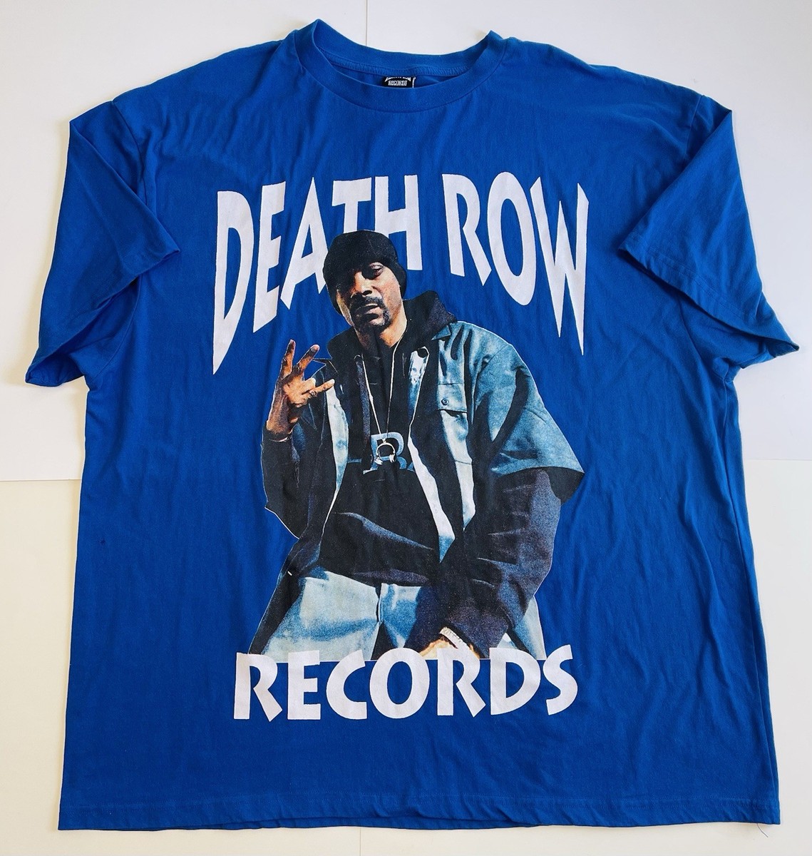 Super Rare! Death Row Records Blue Snoop Dogg T Shirt Sz 3XL | eBay