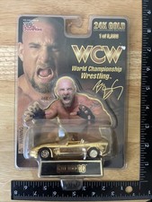 1998 WCW NWO Racing Champions Goldberg 24k Gold Car for sale