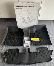 WeatherTech FloorLiner Black for 2008-2013 Toyota Highlander 1st & 3rd Row