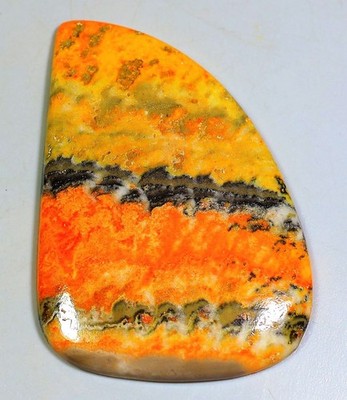91 CT 4X39X55 mm NATURAL BUMBLE BEE JASPER FANCY CABOCHON GEMSTONE DC-257