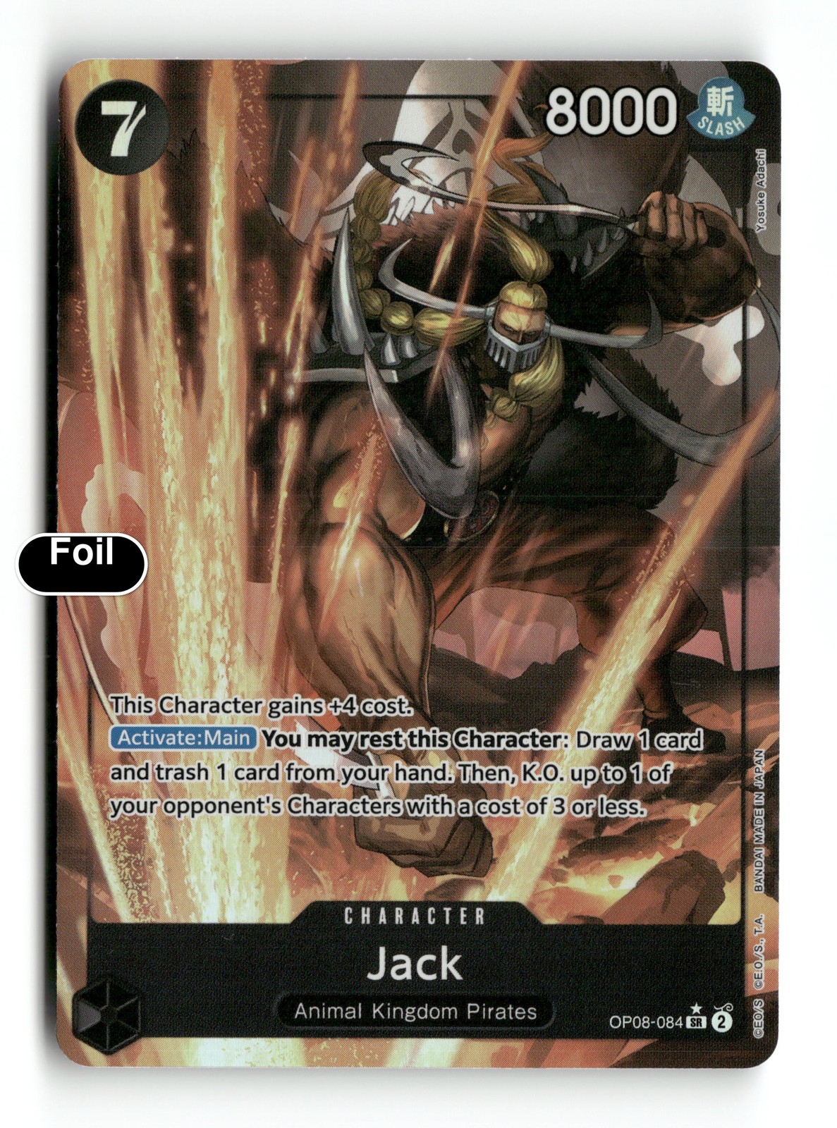 Jack (Parallel) [OP08 - OP08-084] Super Rare Foil NM Two Legends