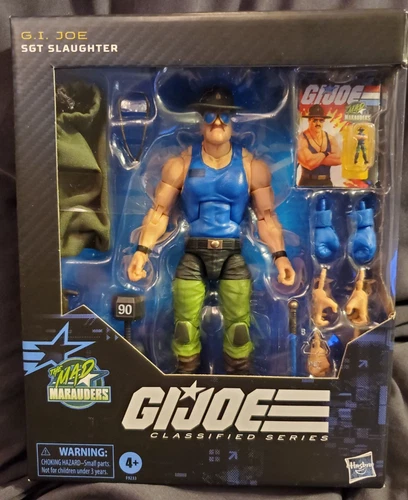 GI Joe Classified Series Mad Marauders SGT Slaughter 6” Figure #129