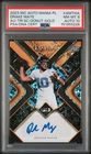 2023 Wild Card Auto Mania Autographs Drake Maye Triangle Scribbles - Gold PSA 8