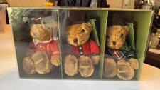 Harrods Knightsbridge Bean Teddy Bears Set 3 London Edition New