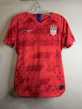 Nike Vaporknit USMNT Away Soccer Jersey USA Red Size S Women AV9238-688 Olympic