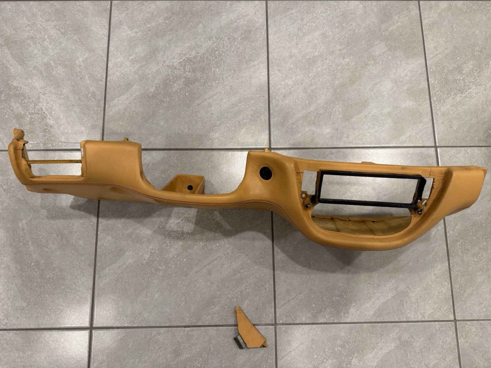 Ferrari 360 Left Lower Dashboard panel Tan P/N 63547300
