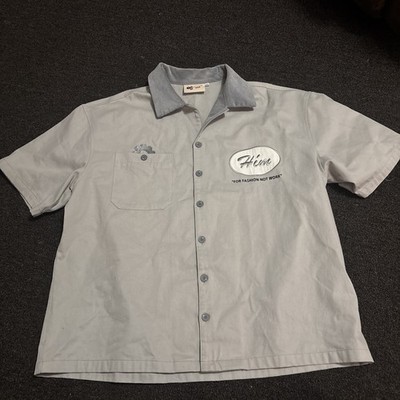 Engineered By Dre DENIM GRAY ''Hím'' WORKSHIRT Mens - Size XL
