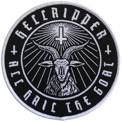 HELLRIPPER - Goatmaster White - 9 cm - Patch - 169725