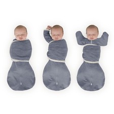 SwaddleDesigns 6-Way Omni Swaddle Sack Arms Up Swaddle, Newborn 12-18 lbs