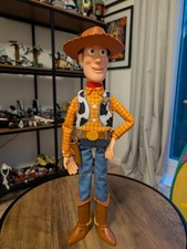 Disney Pixar Toy Story Thinkway Interactive Drop Down Woody Doll ⭐