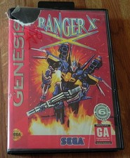 Ranger X (Sega Genesis, 1993) w/ Original Case. NO MANUAL Tested