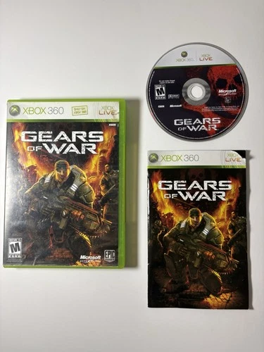 Gears Of War (Microsoft Xbox 360, 2006) CIB Complete w/Manual Tested