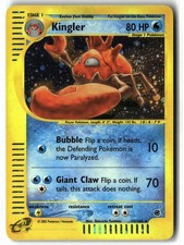 2002 Kingler ⭐️ 15/165 Holo Rare 🌀Swirl🌀 Expedition Base Set Pokemon NM Front on eBay