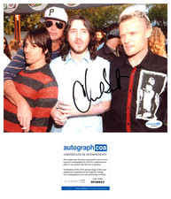 Chad Smith ‘Red Hot Chili Peppers’ Band Drummer Signed 8x10 Photo ACOA RHCP