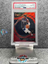 2020 Anthony Edwards PSA 10 Select Red Wave Prizm #300