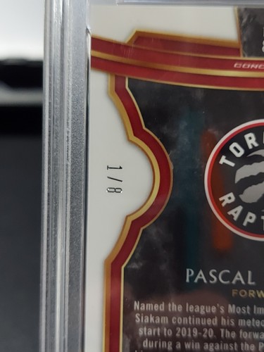 PASCAL SIAKAM PSA 10 2019-20 Select Asia Tmall Lucky Envelopes Wave Prizm #1/8 - Picture 4 of 4