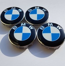 Set of 4 BMW Wheel Centre Caps 68mm For Most 1 3 5 7 Series X5 X6 M3 Z4 E36 E46