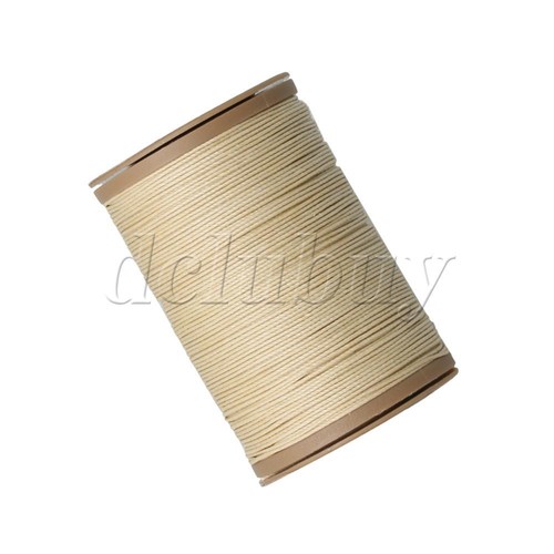 AU Stock 0.055cm 100m Leather Sewing Natural Ramie Waxed Thread Cord Beige - Picture 2 of 3